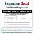 thumbnail image 4 of 25 Pack Buck Record of Annual Inspection Forms with Inspection Decal, 2-Ply Carbonless Form, DOT Compliant, Fade-Resistant, Meets 49 CFR 396.21 & 396.17(c)(2) Standards, 9.5" x 11", Made in The USA, 4 of 7