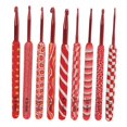 thumbnail image 2 of Crochet Hooks Set Ergonomic Crochet Hooks 9Pcs Aluminium Crochet Hooks  For Arthritic Hands, 2 of 8