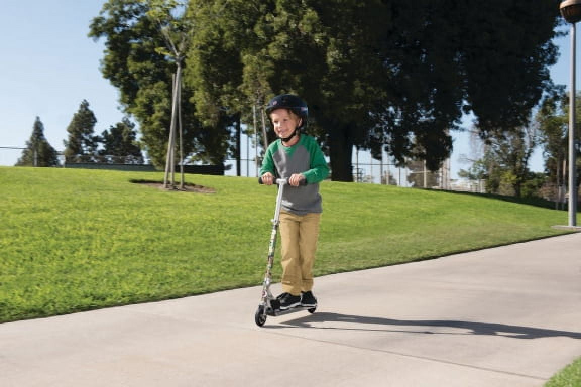 Razor A Kick Scooter - Special Edition Dino Camo Graphic, Aluminum, Foldable, for Child Ages 5+