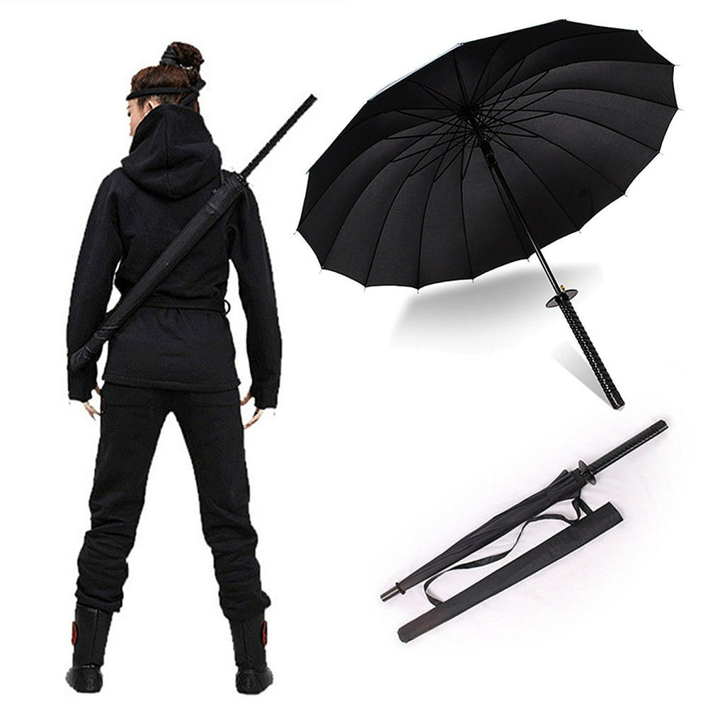 XXXXX 38" Inch tall Black Samurai Ninja Katana Umbrella Samurai Swords