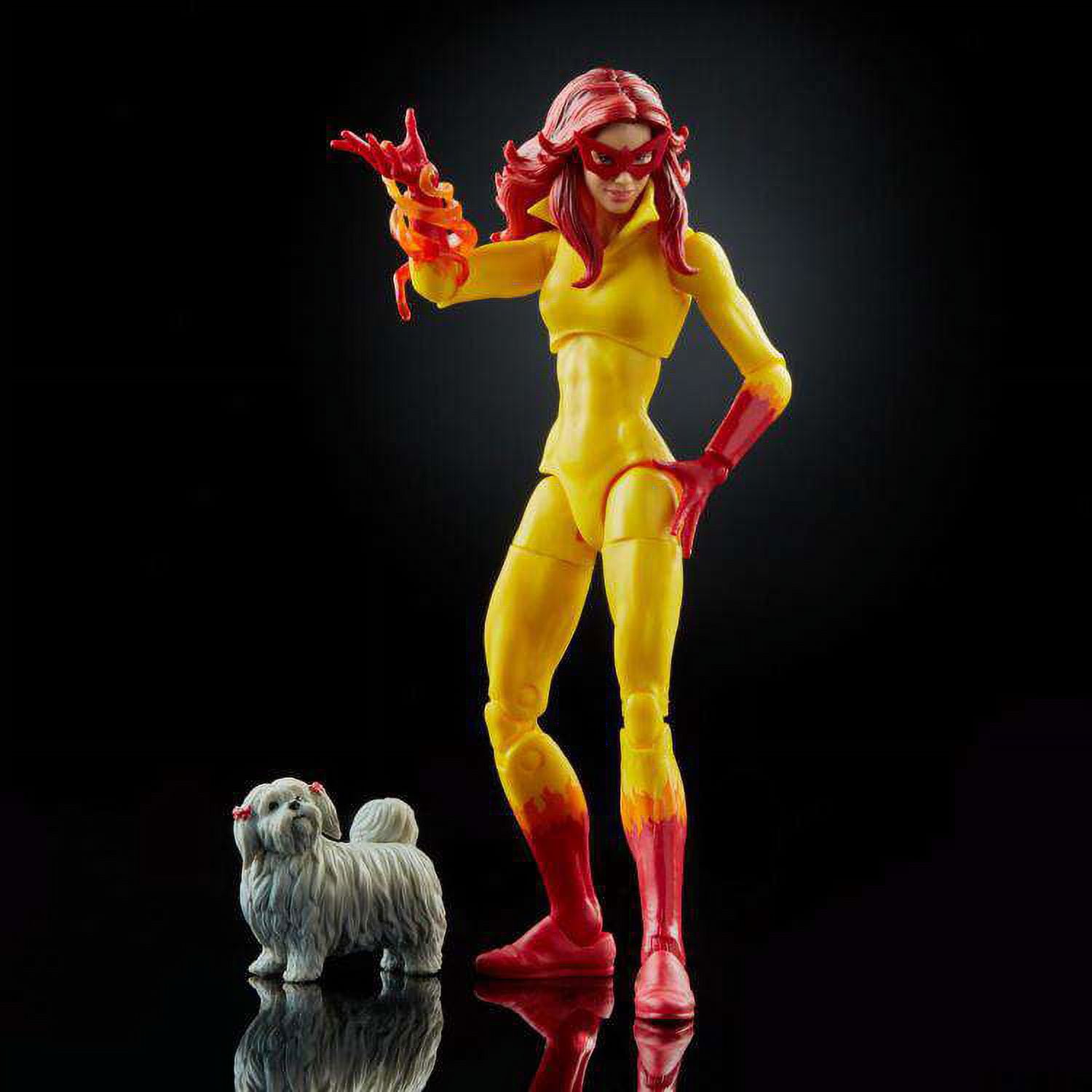 Hasbro Marvel Legends Series Firestar 6\" Action Figure with Ms. Lion & Accessories 4+ years