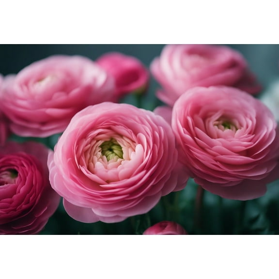 Ranunculus Flower Bulbs for Growing - Perennial Flowers with Extended Bloom Times - Ranunculus Corms for Planting (10 Pink Corms)