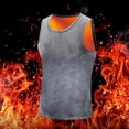 thumbnail image 1 of Chaleco de invierno para hombre, forro de gran tamaño, a prueba de frío, sin mangas, sin costuras, ropa interior ajustada, agradable a la piel, XXXL Hugo chaleco, 1 of 10