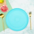 thumbnail image 4 of Mainstays Teal Plastic Plate, 10.5 inch 1pc, 4 of 5
