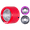 Red 90A, variant on Riedell Skates Sonar Ninja Speed 62mm x 43mm Wheels (4-Pack)