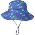 thumbnail image 4 of Sombrero de sol Vevor para bebé Unisex Gorra de pescador ala ancha 52-54 cm pulpo, 4 of 5