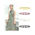 thumbnail image 4 of INSPIRE CHIC Women's Skinny Waist Metal Bow-knot No Buckle Thin Belts, 4 of 4