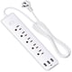 thumbnail image 1 of Multicontacto Brandtrendy  Enchufe de expansión de 5AC y 3 Puertos USB, 1 of 5