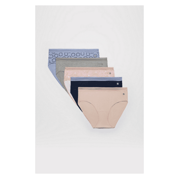 Lucky Brand 5 pack Lace Trim Hipster, Multi, XL