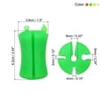 thumbnail image 2 of Unique Bargains 8 Pcs 8mm Sangles de Support de Canne à Pêche en Caoutchouc, Orange, Vert, Jaune, Blanc, 2 of 7