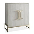 thumbnail image 1 of Steve Silver Larkin Armoire à Vin Base en Faux Marbre et Métal Doré, 1 of 5