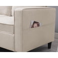 thumbnail image 4 of Puremind Sectional Couch for Living Room, 78inch L Shaped Sectional Sofa with Storage Ottoman and Side Pocket, Living Room Furniture Set,Beige, 4 of 10