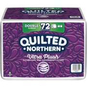 Quilted Northern Ultra Plush®, GPC873945, Double-Roll Toilet Paper, 5544 / Pack, White