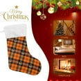 thumbnail image 5 of SKYSONIC Christmas Stocking Personalized Halloween Large Candy Stocking Hanging Gift Xmas Stockings Decoration 2 PCS for Family Holiday Party Ornaments Decor Fireplace, 5 of 7