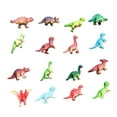 thumbnail image 2 of 16 piezas de juguetes de simulación, estatuilla pequeña de dinosaurio, juego y exhibición, minifiguras de dinosaurio, juguete pequeño de dinosaurio pa, 2 of 9