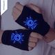 thumbnail image 3 of Guantes de anime bidimensionales que rodean el logotipo de la hoja de madera UZhi Po algodón de doble capa grueso cálido, 3 of 4