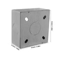 thumbnail image 2 of TEHAUX Caja Eléctrica De Montaje Superficial En Acero Inoxidable Con Seguro Para Paredes, 2 of 8