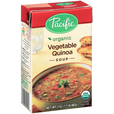 (4 Pack) Pacific Foods Organic Vegetable Quinoa Soup, (Best Vegan Vegetable Soup)