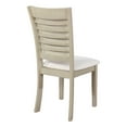 thumbnail image 6 of Walden Cane Back Dining Chair with  White Base and Linen  White Fabric Seat, 6 of 8