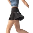 thumbnail image 5 of WIBACKER Womens Tennis Skirts High Waisted with Pockets Built-in Shorts Workout Running Pleated Athletic Golf Skorts, 5 of 7