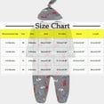thumbnail image 3 of Akafmk Newborn Boys Infant Girls Bodysuits,Fall Winter Cottons Bodysuits Pajamas,Long Sleeve Bodysuits Graphic Print Casual Onesie Outfits Hooded Romper Jumpsuit Toddler Boys Clothing 6-9 Months, 3 of 3