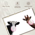 thumbnail image 6 of Elephant Stock Bubble Gum Funny Animals Wall Art - Horizontal Canvas Wall Art - Living Room Wall Decor - Humor Canvas - White And Black Decor - 12" x 8", 6 of 8
