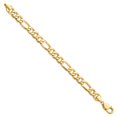 thumbnail image 3 of 14k Yellow Gold 10mm Flat Figaro Chain, 3 of 5