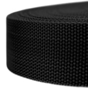 Country Brook Design® 1 1/2 Inch Black Heavy Polypropylene (Polypro) Webbing