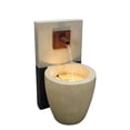 thumbnail image 2 of LuxenHome Moderne hors Blanc et Gris Bol en Résine Fontaine Extérieure avec Lumière LED, 2 of 10