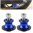 thumbnail image 1 of Motorcycle Swing Arm Sliders Spools,2pcs 6mm Motorcycle CNC Rear Stand Swing Arm Spool Sliders Stand Swingarm Bobbins, 1 of 8