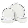 thumbnail image 4 of Juego de vajilla Gibson Home Oslo de 16 piezas de porcelana blanca, 4 of 6