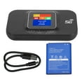 thumbnail image 2 of 4G Portable WiFi, 1.44in Colour Screen  4G On the Go WiFi Mobile WiFi Hotspot with Micro SIM Card Slot, 3650mAh Battery, 4G Mobile WiFi Hotspot for Phone Tablet Laptop, 2 of 8