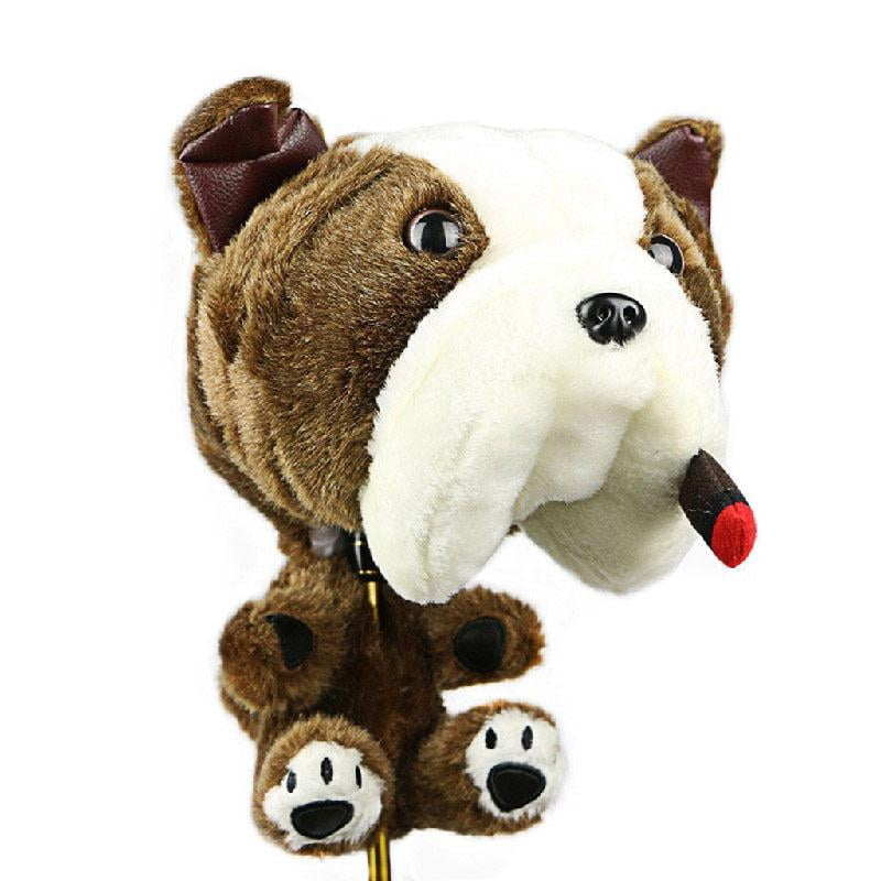 BQBQERT Unique Animal Driver Headcover Funny Cartoon Dog Themed Golfs Headcover Golfs Practice Accessory