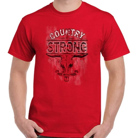 Cowboy Mens T-Shirts T Shirts Tees Tshirt Rodeo Longhorn Western Southern Gift