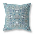 thumbnail image 3 of HomeRoots 482057 5 x 26 x 26 in. Muted White Blown Seam Floral Indoor & Outdoor Throw Pillow, 3 of 5