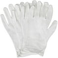 thumbnail image 2 of White Cotton Gloves for Cosmetic Moisturizing Coin Jewelry Inspection Spa Beauty (6 Pairs), 2 of 4