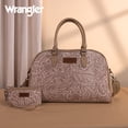 thumbnail image 4 of Wrangler Women Large Travel Duffel Bag Floral Print Weekender Handbag with Detachable Strap, Khaki, 4 of 4