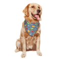thumbnail image 4 of Dog Bandanas, Cartoon Fruit Popsicle Print Adjustable Dog Scarf Triangle Bib Handkerchief Accessories for Small Medium Large Dogs, Cats, Pets, 4 of 6