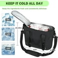 thumbnail image 4 of Tirrinia Camping Cooler Bag Insulated, Shoulder Strap and Bottle Opener 20 Cans Portable Ice Chest, 4 of 8