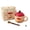 B, variant on Cute Apple Shaped Ceramic Mug with Lid and Spoon - Aesthetic Tableware for Home Use and Gift
