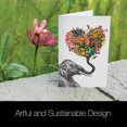 thumbnail image 5 of Tree-Free Greetings Eco Notes Ensemble de 12 Cartes Vierges avec Enveloppes, Toutes Occasions, Floral, 5 of 5