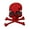 Red and black, variant on 3D Skull Metal Emblems Stickers Personalizes Skeleton Designs Skull Crossbones Metal Decals for Car & Motorcycles