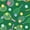Green Tennis Pattern, variant on Yayeee Double Oven Mitt Kitchen Heat Resistant Baking 35" x7" Quilted Cotton Glove, Blue Flowers Pattern