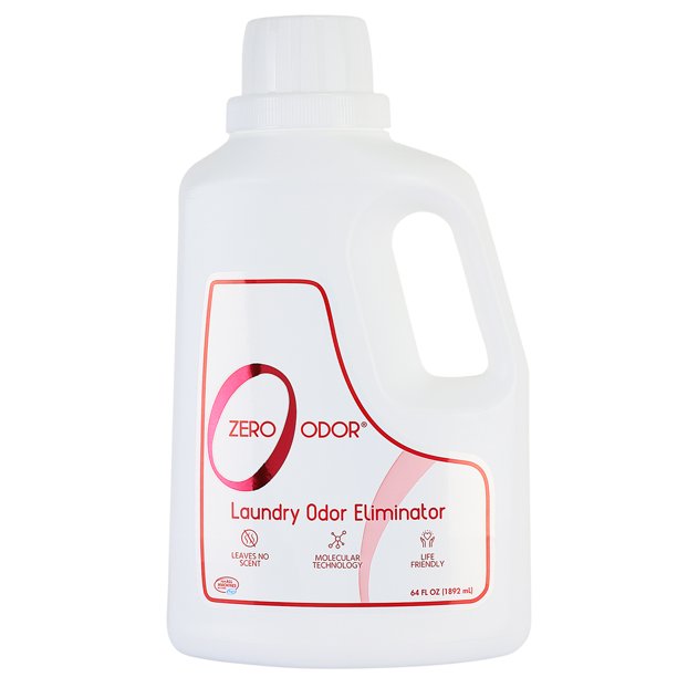 Zero Odor Laundry Odor Eliminator Deodorizer Additive Smell Remover 64