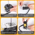 thumbnail image 4 of CEORPER 4Pcs Measure Scribing Tool Tape Measure Holder Locator Tape Measure Fixing Clip, 4 of 9