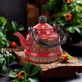 thumbnail image 3 of Thickened Enamel Coffee Maker Hotel Handled Water Kettle Scented Tea Container, 3 of 8