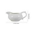 thumbnail image 2 of HLONK 2Pcs Sauce Container Sauce Boat Coffee Ceramic Sauce Cup Ceramic Gravy Boat Gravy Container, 2 of 7