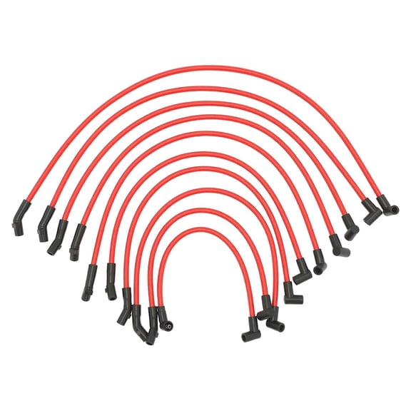 Spark Plug Wire SET Compatible: Ford Mustang 1968-1973, 1979, 1982, 1984-1995, F-150 1979-1995 Convertible