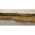 thumbnail image 3 of Max Weyl 14x9 Black Modern Framed Museum Art Print Titled - Hill and Marshland, 3 of 5