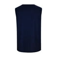 thumbnail image 3 of Siilsaa Men's Casual Tank Tops 1 Pack Knit Sleeveless Lightweight Tee Muscle Basic T Shirts Navy,XL, 3 of 4